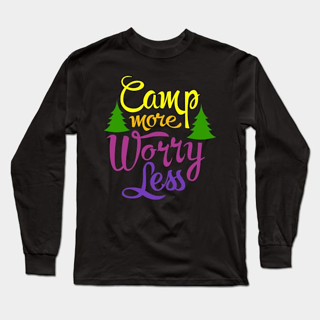 Camp Long Sleeve T-Shirt by Alvd Design